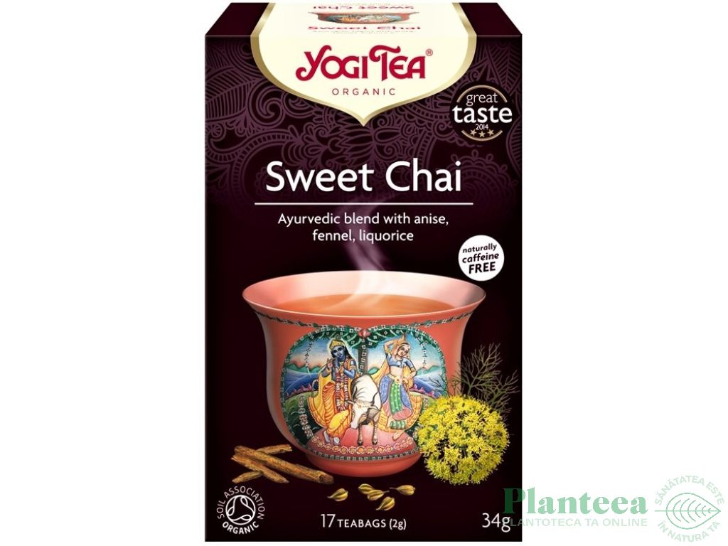 Ceai Sweet Chai eco 17dz - YOGI TEA