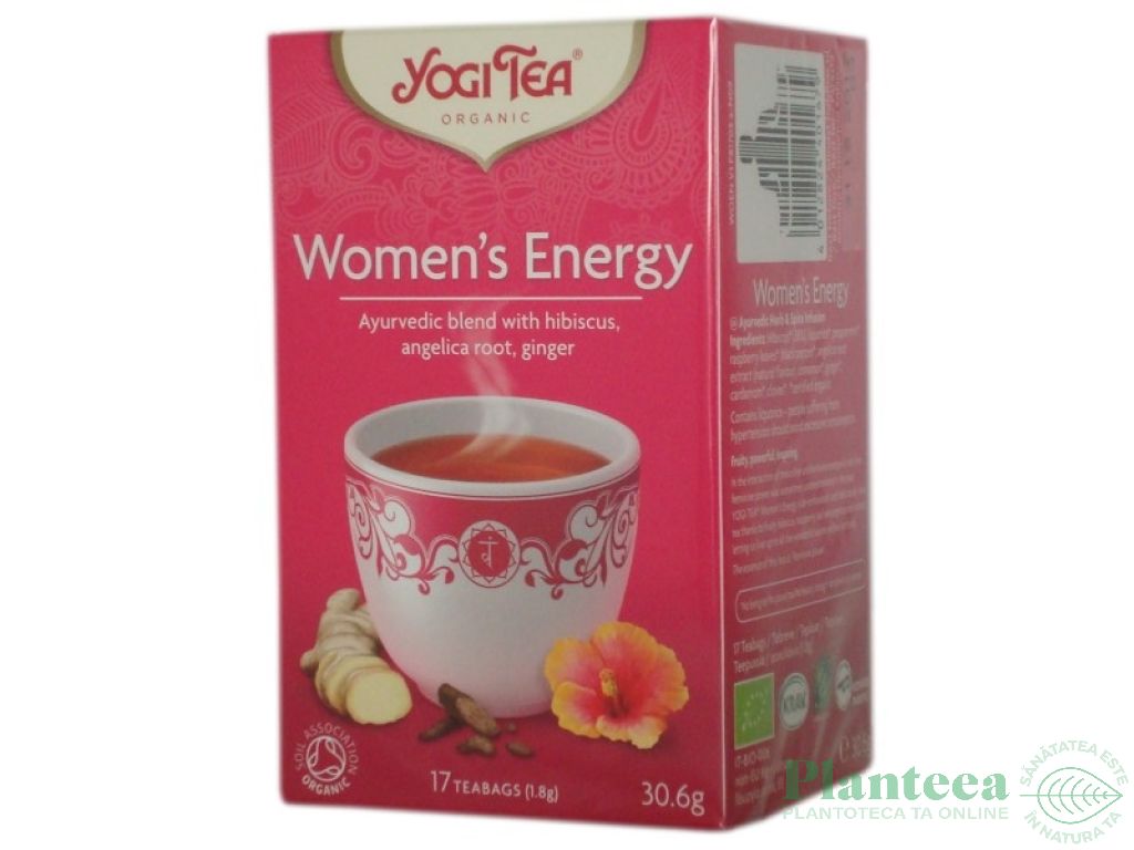 Ceai energizant pt femei eco 17dz - YOGI TEA