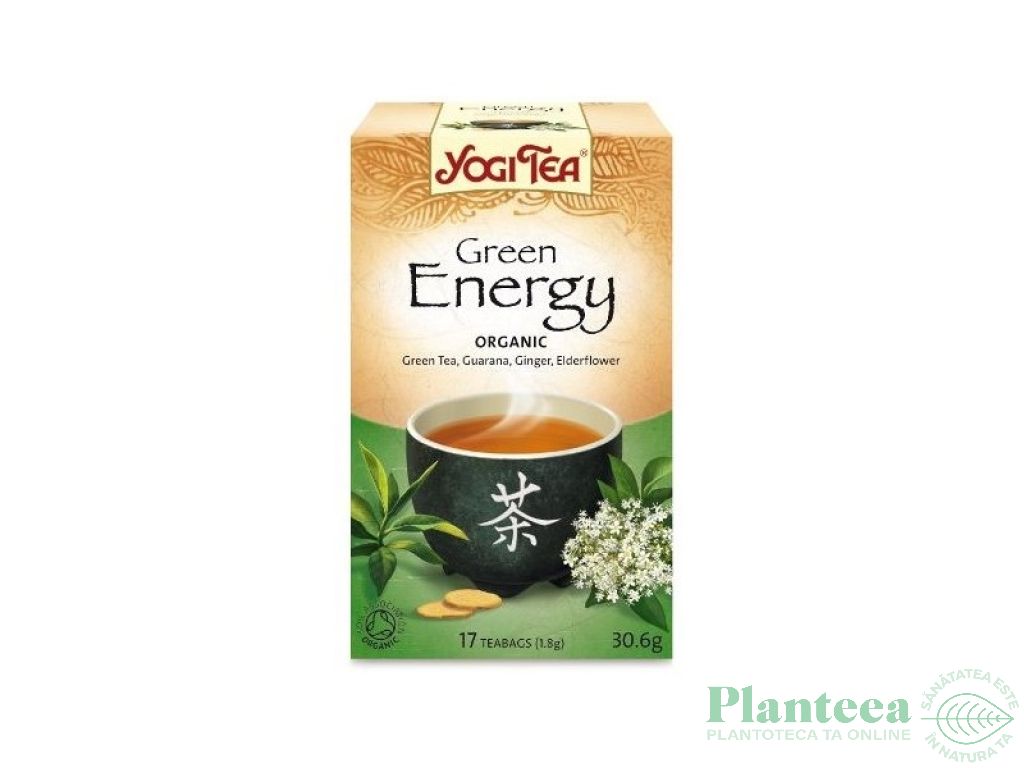 Ceai verde energie eco 17dz - YOGI TEA