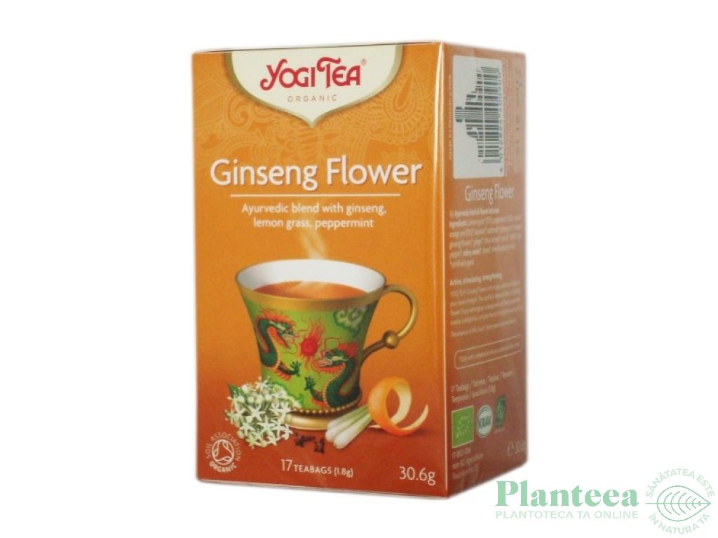 Ceai cu Ginseng eco 17dz - YOGI TEA