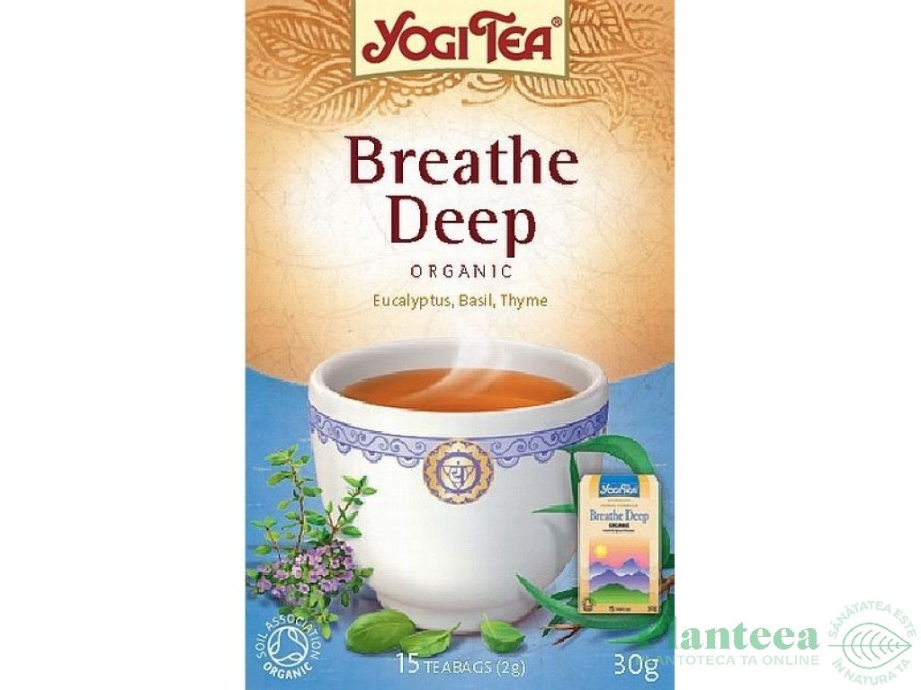 Ceai respiratie profunda eco 17dz - YOGI TEA