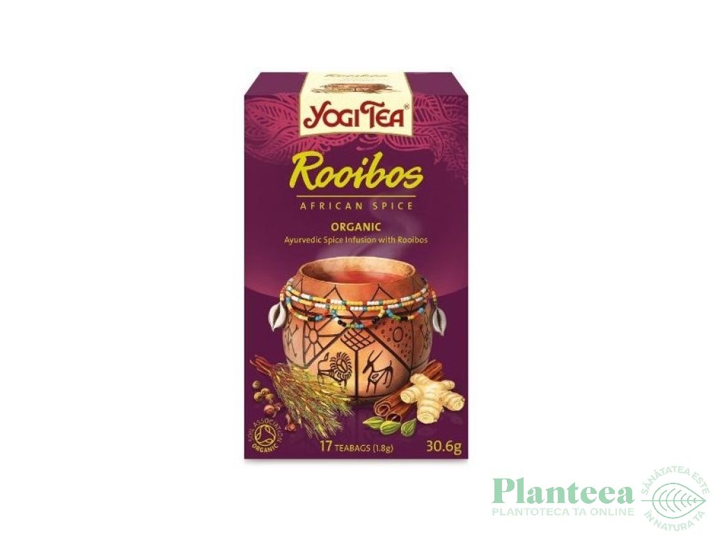 Ceai rooibos african Chai eco 17dz - YOGI TEA