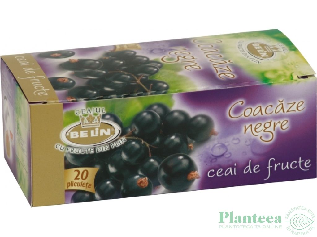 Ceai cu coacaze negre 20dz - BELIN