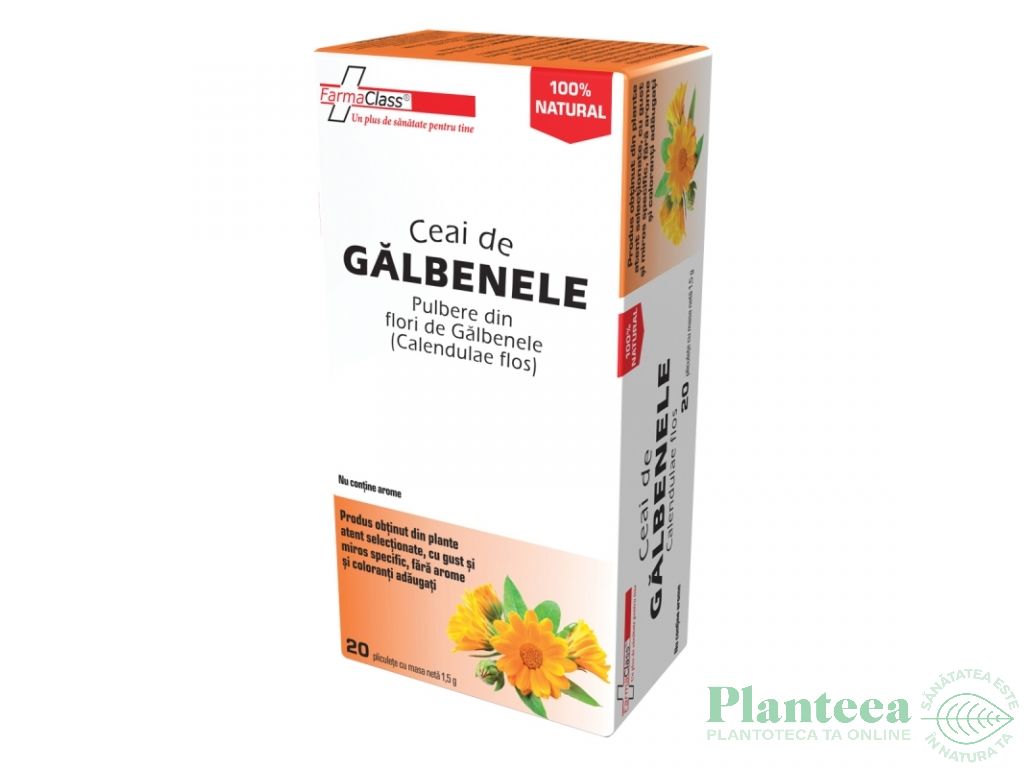 Ceai galbenele 20dz - FARMACLASS