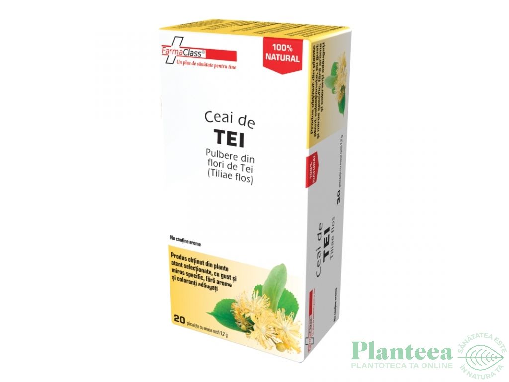 Ceai tei 20dz - FARMACLASS