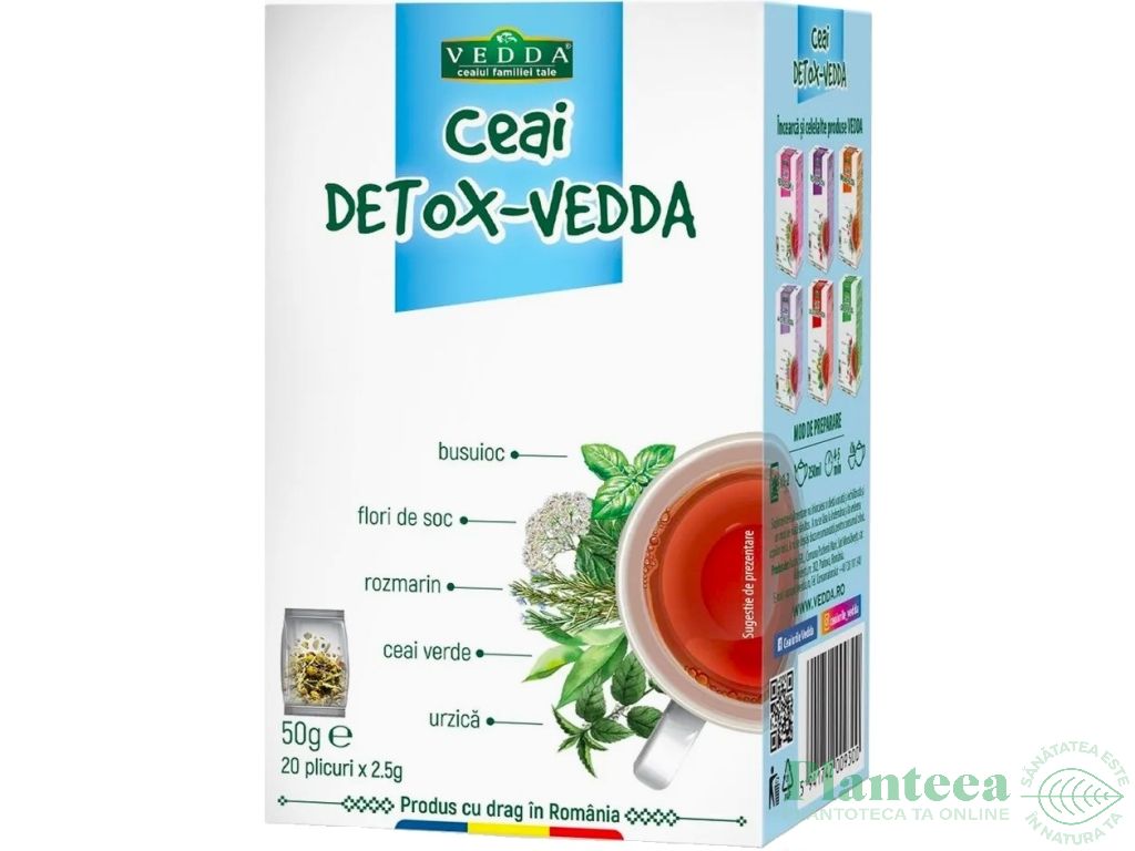 Ceai Detox 20dz - VEDDA