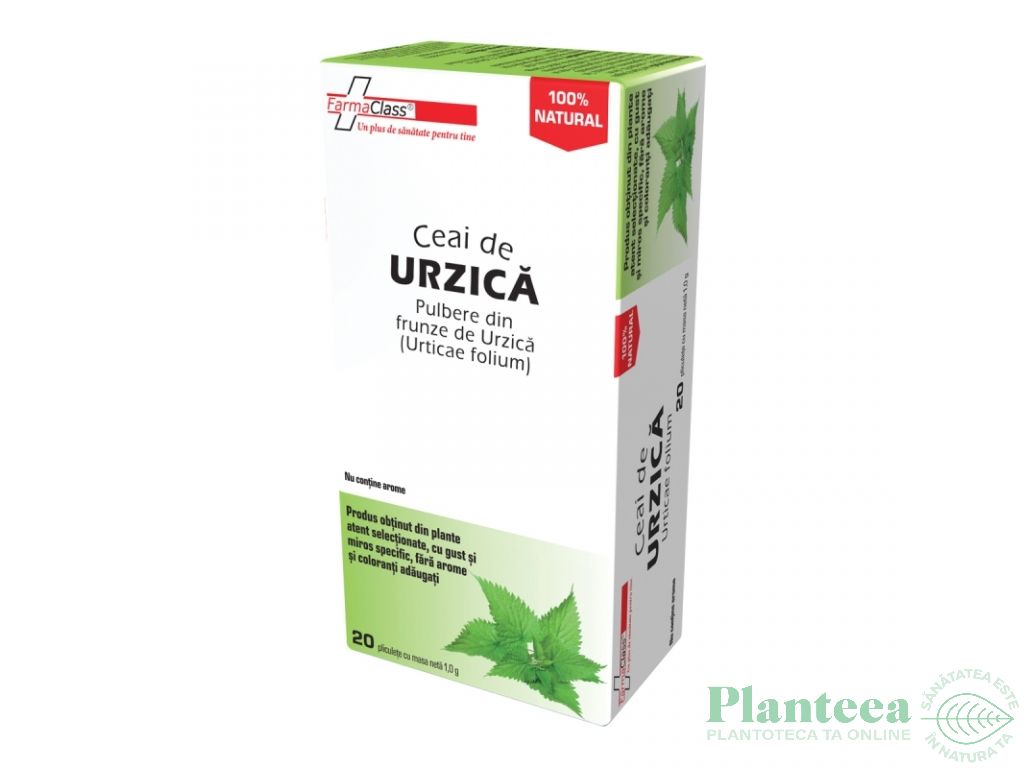 Ceai urzica 20dz - FARMACLASS