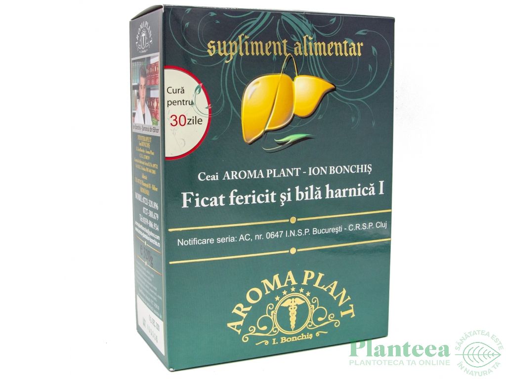 Ceai Ficat fericit bila harnica formula1 320g - BONCHIS