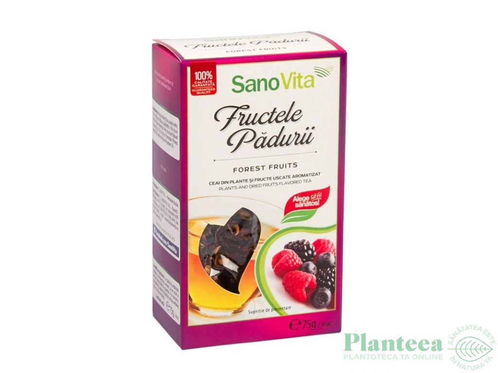 Ceai fructele padurii 75g - SANOVITA