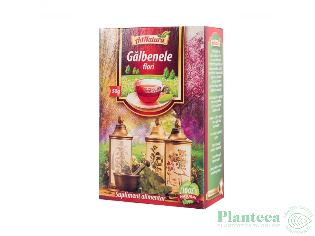 Ceai galbenele 50g - ADNATURA