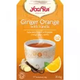 Ceai ghimbir portocale vanilie 17dz - YOGI TEA
