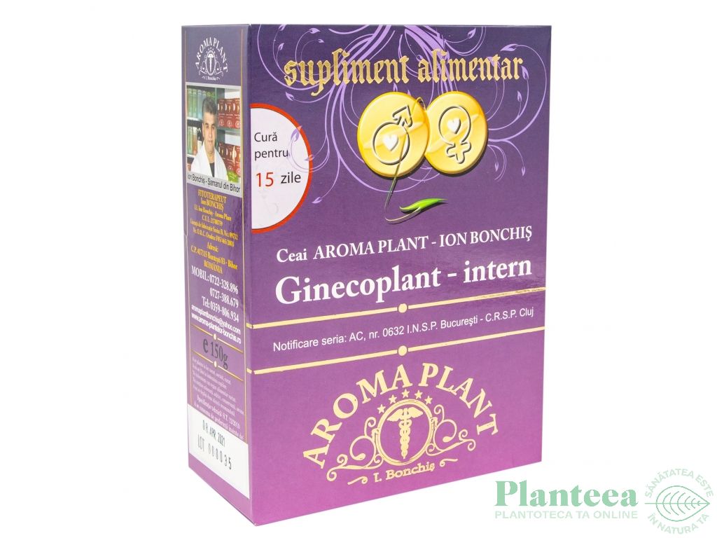 Ceai Ginecoplant [afectiuni ginecologice interne] 300g - BONCHIS