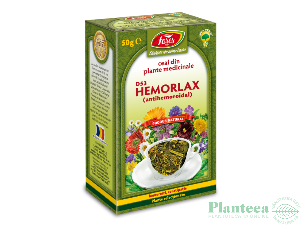 Ceai hemorlax 50g - FARES