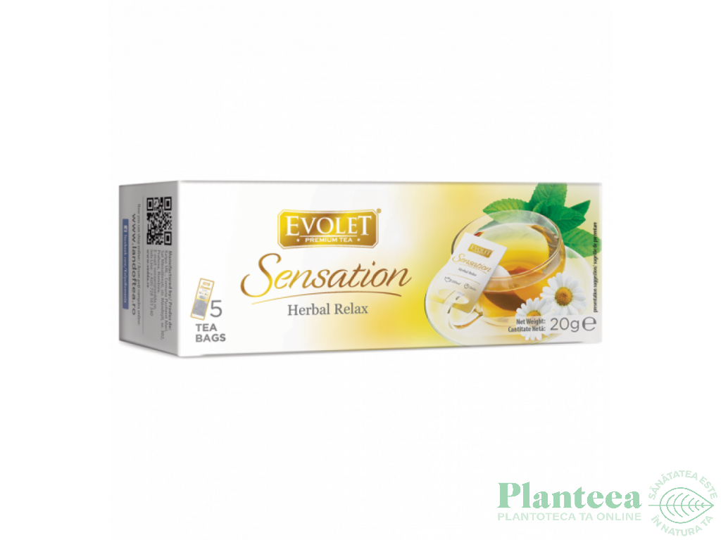 Ceai herbal relax Sensation 5dz - EVOLET