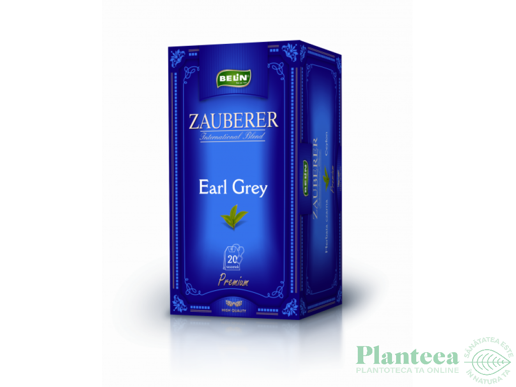 Ceai negru earl grey premium 20dz - ZAUBERER