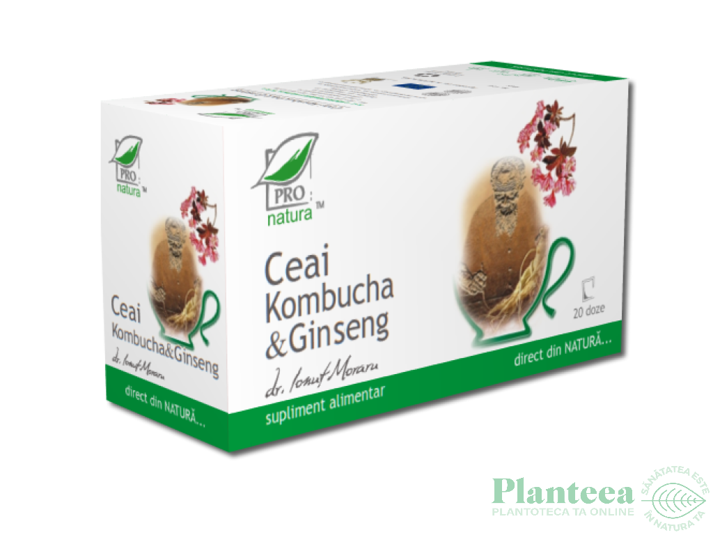 Ceai kombucha ginseng 20dz - MEDICA