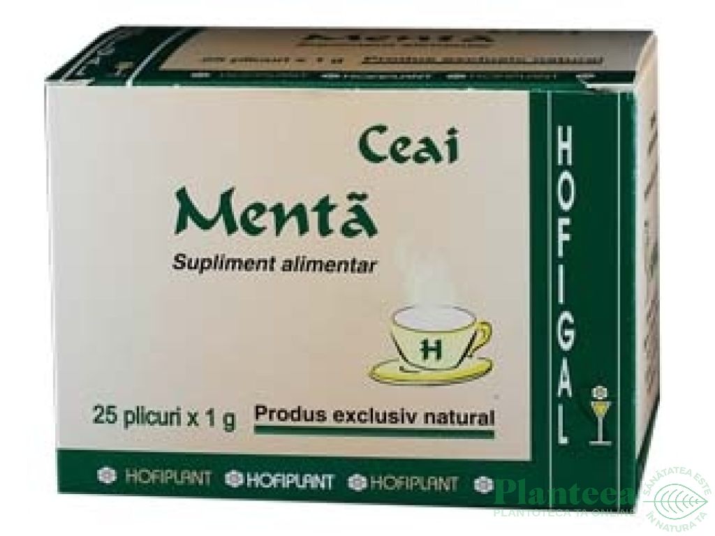 Ceai menta 25dz - HOFIGAL