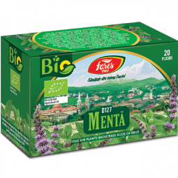 Ceai menta bio 20dz - FARES