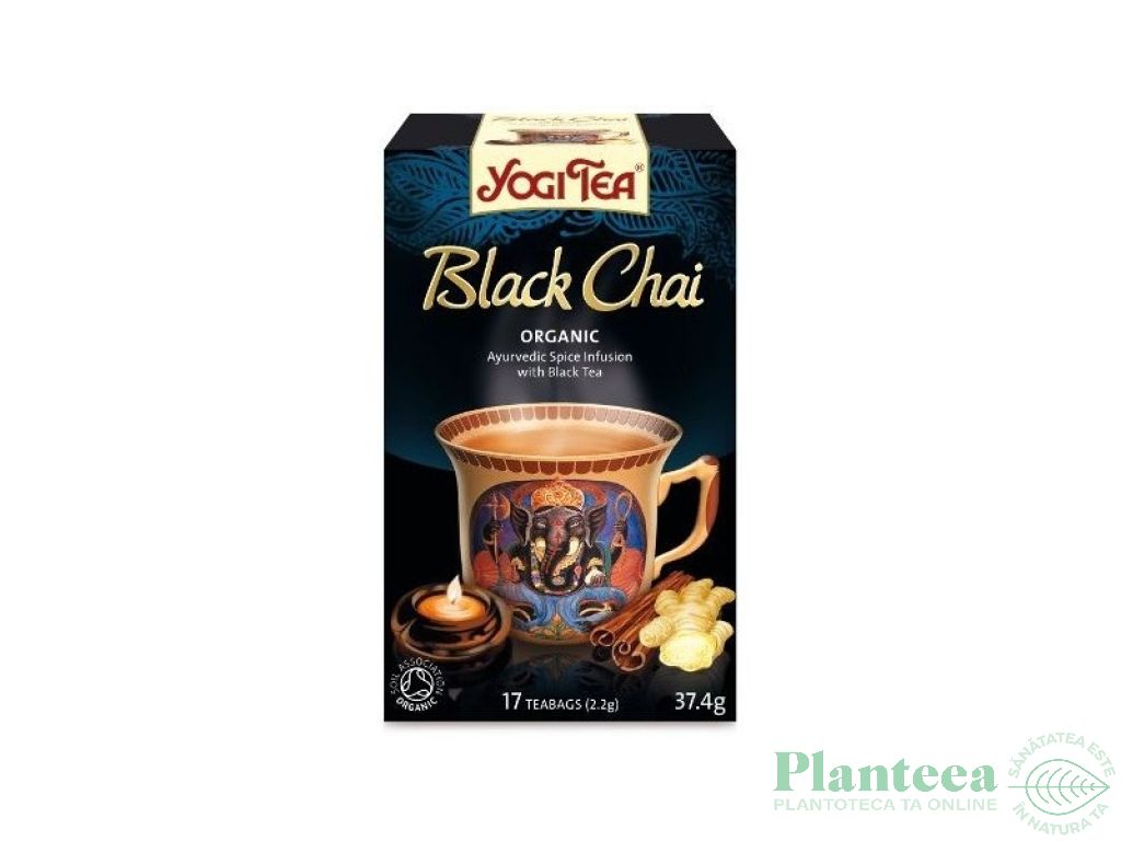 Ceai negru Chai eco 17dz - YOGI TEA