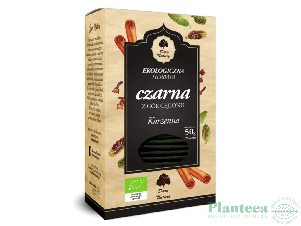 Ceai negru ceylon aromat eco 25dz - DARY NATURY