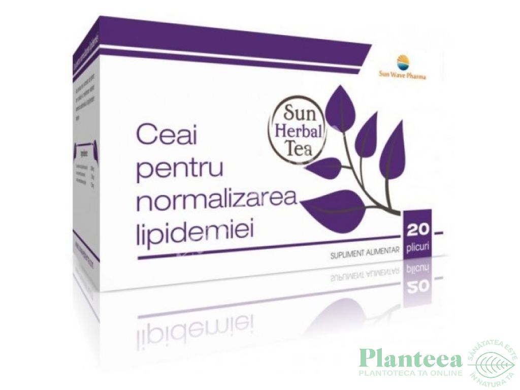 Ceai normalizarea lipidemiei 20dz - SUN WAVE PHARMA