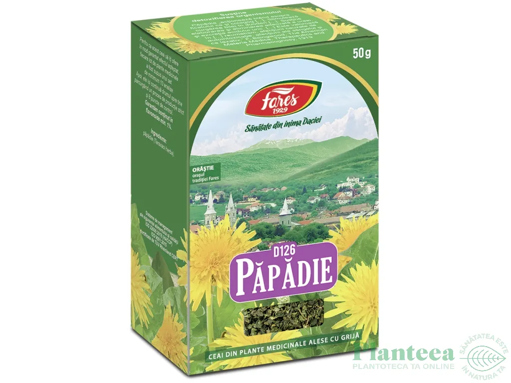 Ceai papadie frunze 50g - FARES