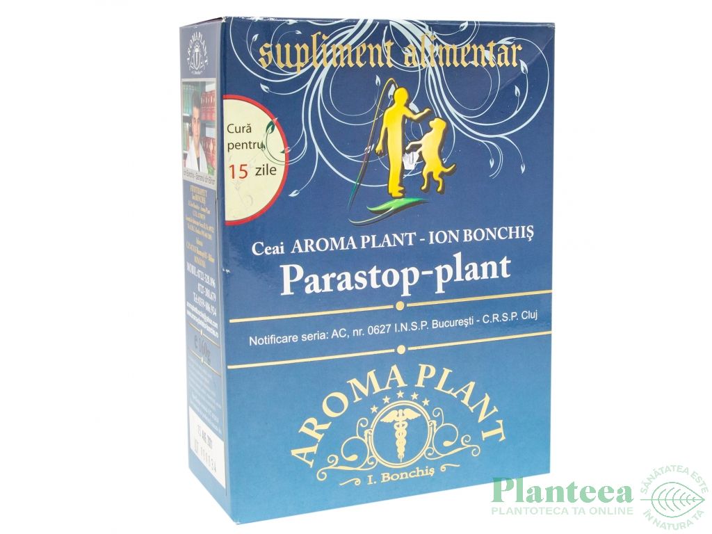 Ceai Parastop plant [paraziti intestinali] 320g - BONCHIS
