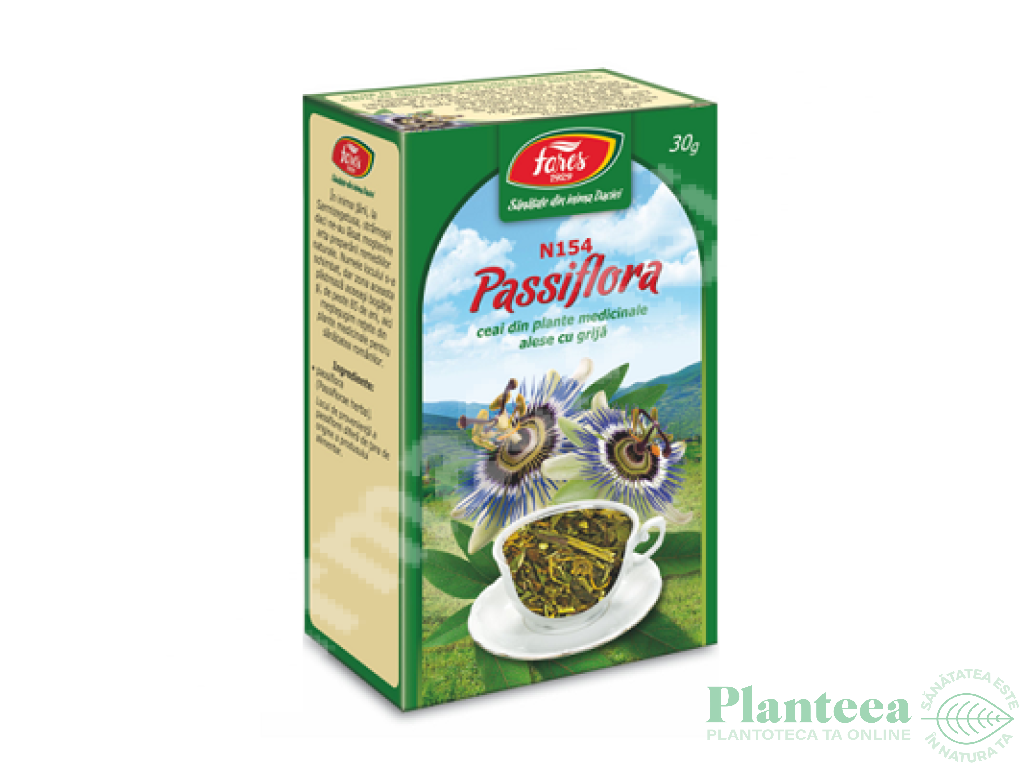 Ceai passiflora 30g - FARES