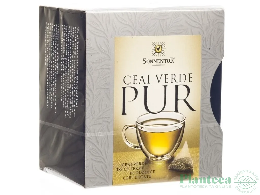 Ceai verde chinezesc pur piramide eco 12dz - SONNENTOR