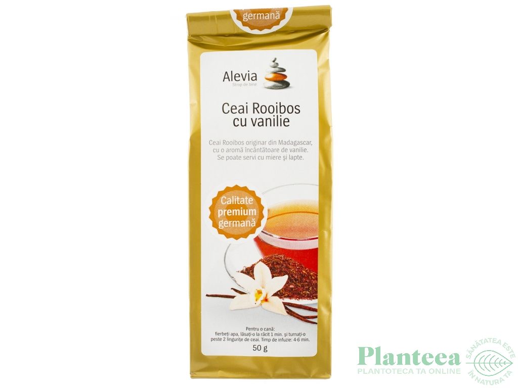 Ceai rooibos vanilie 35g - ALEVIA