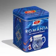 Ceai 7plante Suvenir Romania albastru 75g - FARES