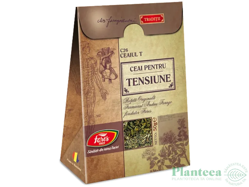 Ceaiul T tensiune Traditii 50g - FARES