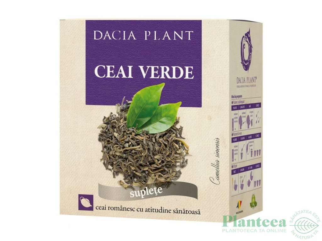 Ceai verde 50g - DACIA PLANT