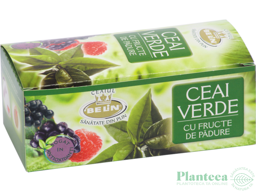 Ceai verde fructe padure 20dz - BELIN