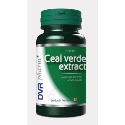 Ceai verde extract 60cps - DVR PHARM