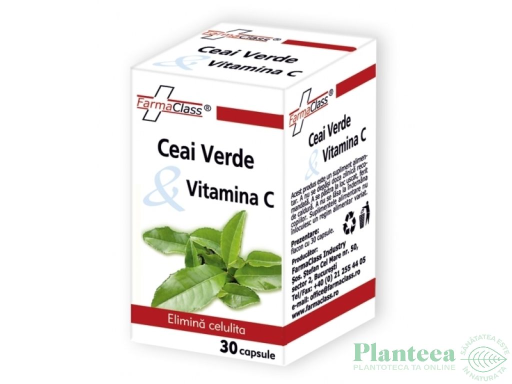 Ceai verde C 30cps - FARMACLASS