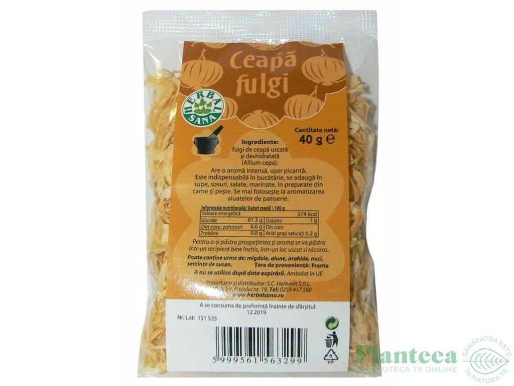 Ceapa fulgi 40g - HERBAL SANA