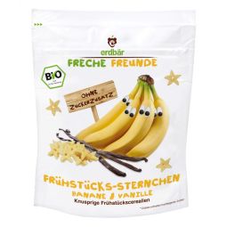 Stelute cereale banane vanilie eco 125g - ERDBAR