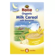 Porridge lapte cereale banane bebe +6luni eco 250g - HOLLE