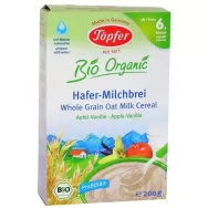 Cereale ovaz lapte mere vanilie bebe +6luni 200g - TOPFER