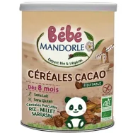 Cereale instant cacao bebe +8luni eco 400g - LA MANDORLE