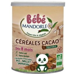 Cereale instant cacao bebe +8luni eco 400g - LA MANDORLE