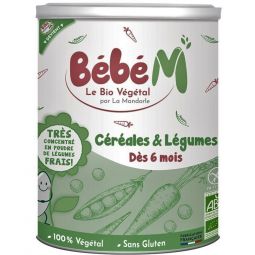 Cereale legume instant bebe +6luni eco 400g - LA MANDORLE