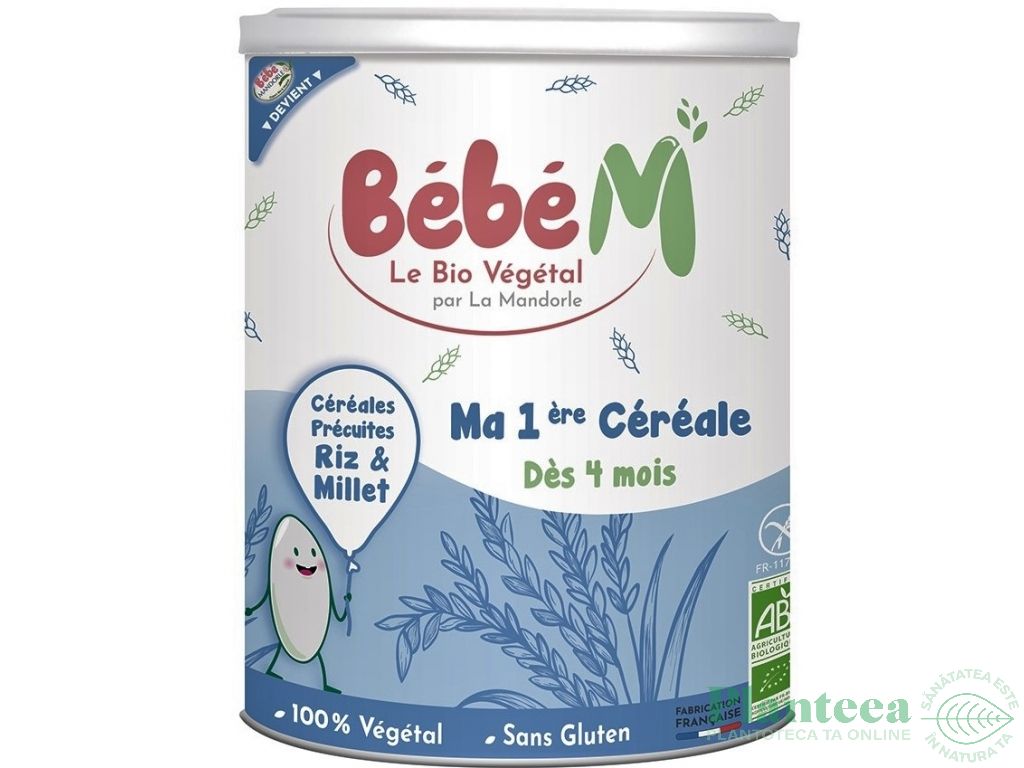 Cereale instant bebe +4luni eco 400g - LA MANDORLE