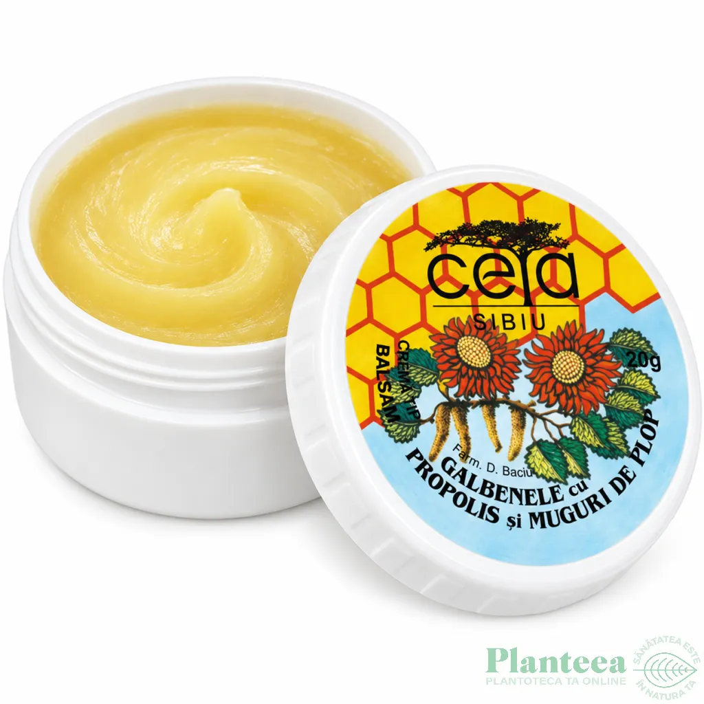 Unguent galbenele propolis muguri plop 20g - CETA