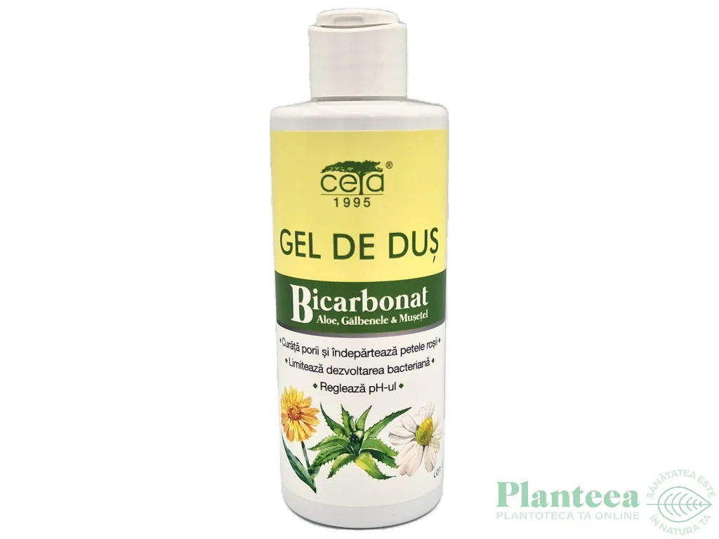 Gel dus bicarbonat aloe galbenele musetel 200ml - CETA