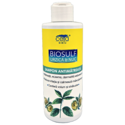 Sampon antimatreata BioSulf urzica nuc 200ml - CETA