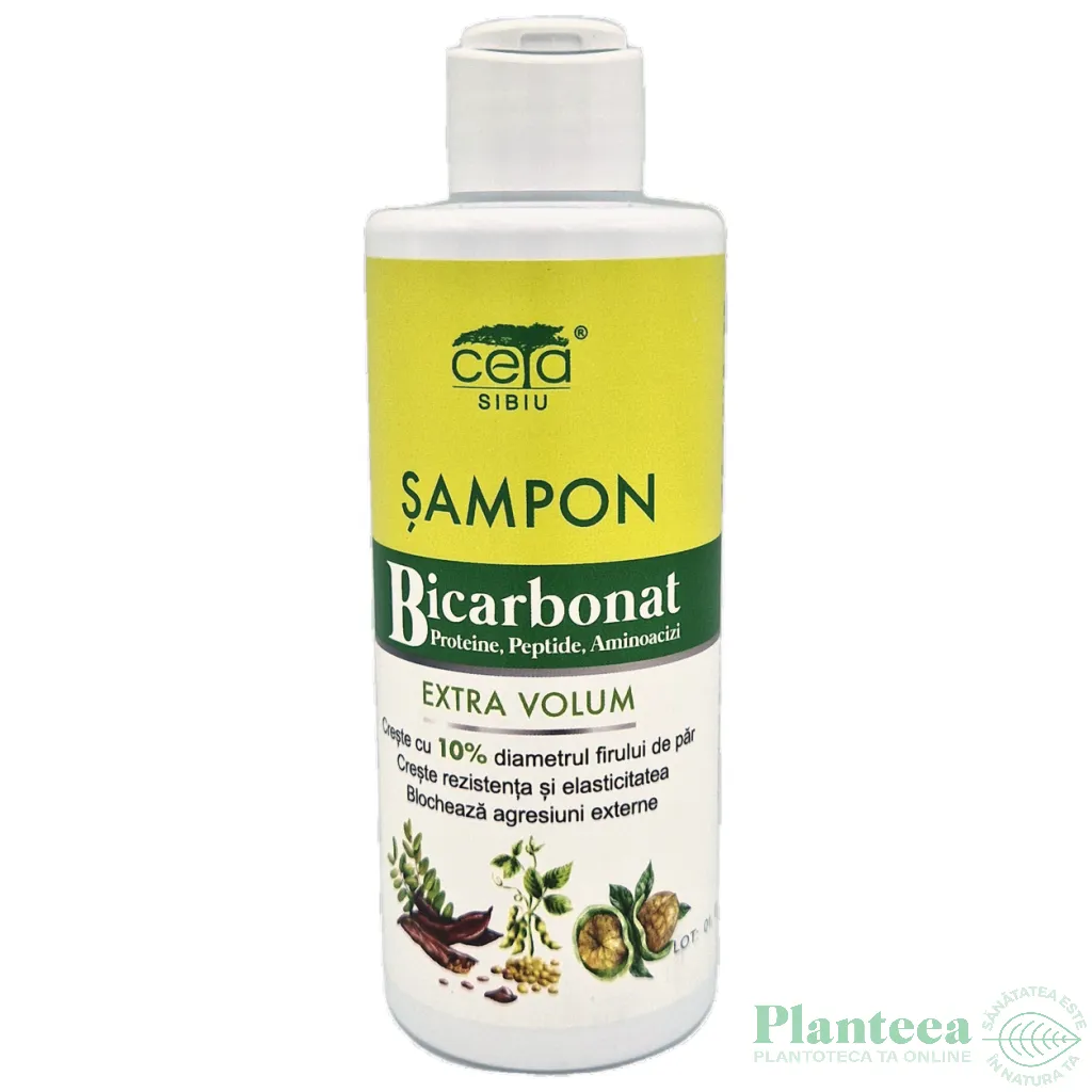 Sampon bicarbonat proteine peptide aminoacizi Extra Volum 200ml - CETA
