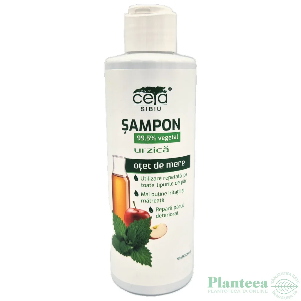 Sampon 99,5%vegetal otet mere urzica 200ml - CETA