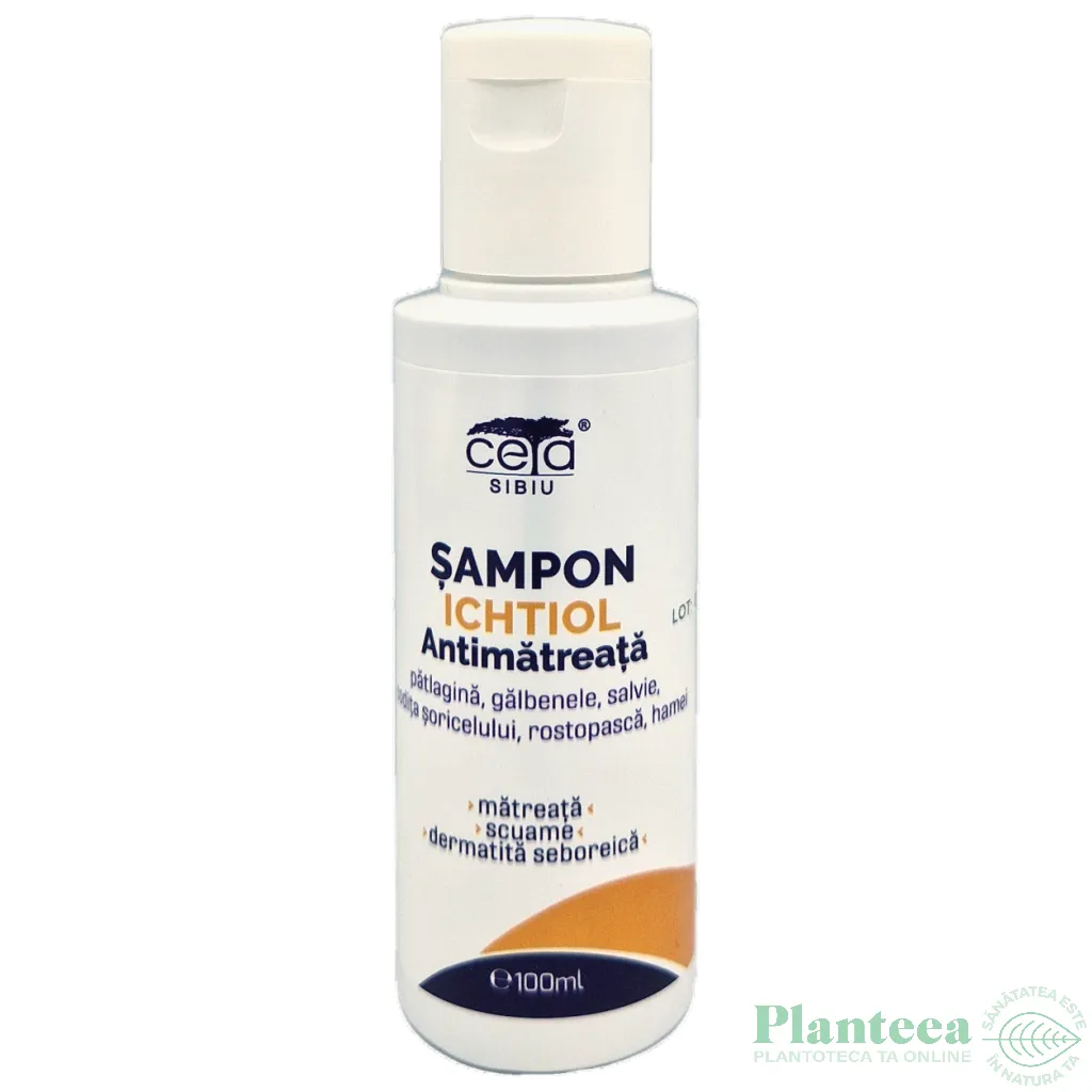 Sampon antimatreata antiseboreic ichtiol 100ml - CETA